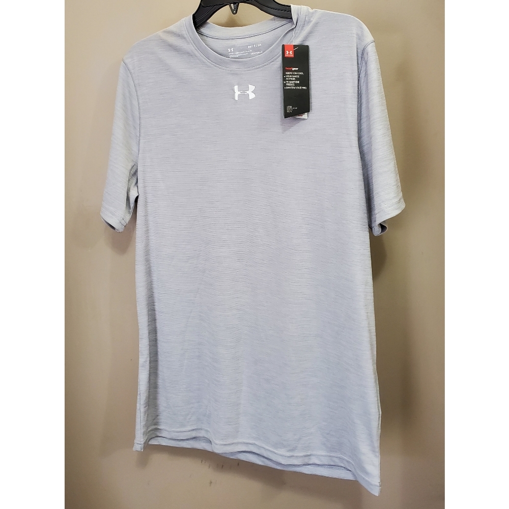 Under Armour Men's Light Gray Short Sleeve Tee